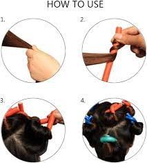 Lot de 10 Bigoudis Souple Rouleaux Friser Cheveux