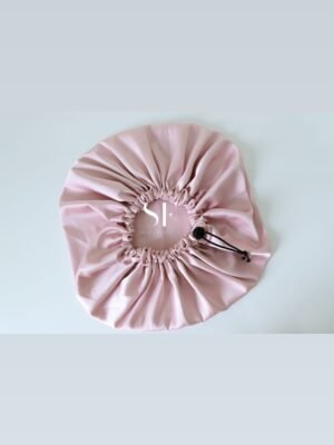 Bonnet en satin de soie Double et Ajustable pour Adultes et Fillettes