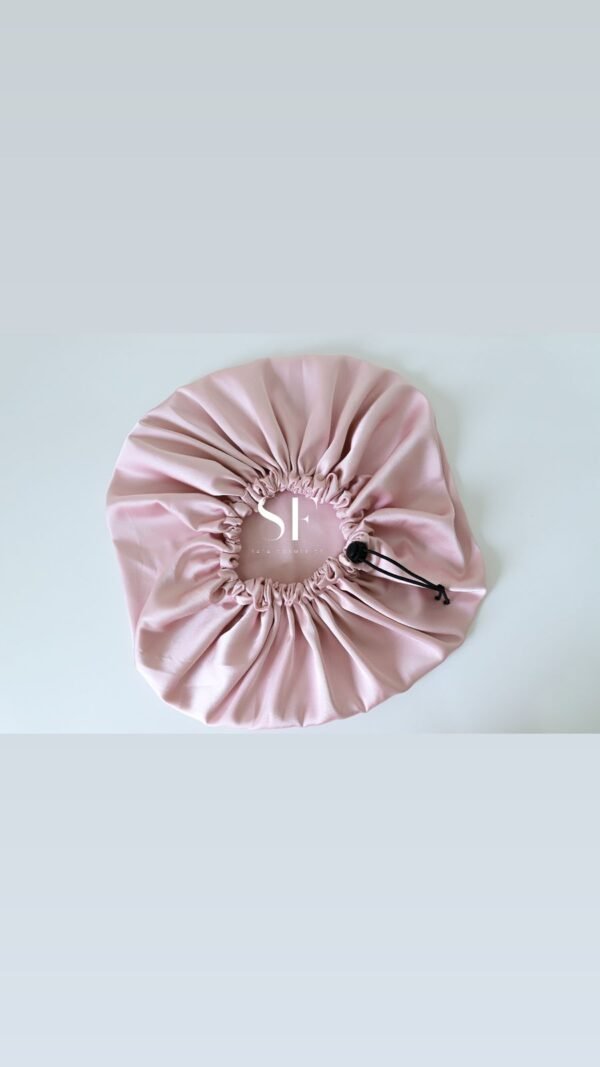 Bonnet en satin de soie Double et Ajustable pour Adultes et Fillettes