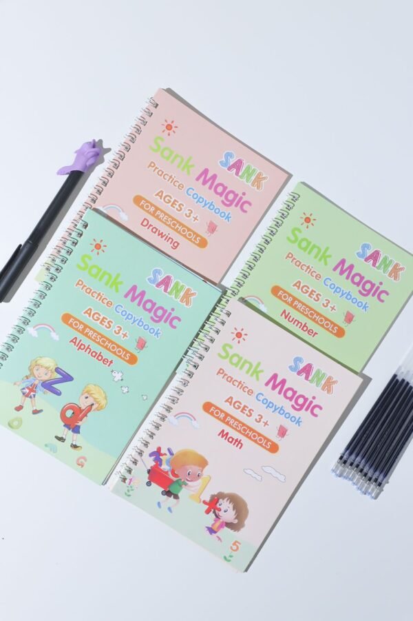 🧒✨ Sank Magic – Cahiers éducatifs réutilisables (3 ans et +)