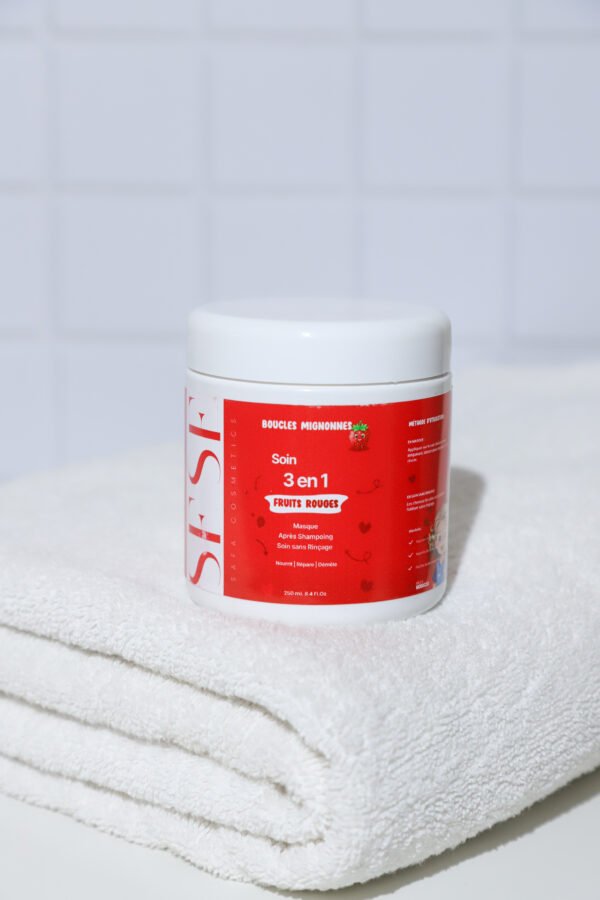 Soin 3 en 1 ( Masque / Après-Shampoing / Crème sans Rinçage )